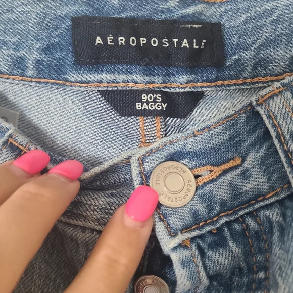 Aeropostale high rise 90s baggy jeans - Picture 7 of 8